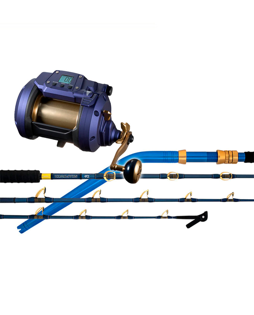 daiwa electric rod and reel combo Daiwa 23 Seapower 1200 Electric Rod And Reel Combo