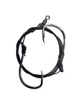 School Shark Wire Rig Double Hook Tied Snell