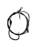 School Shark Wire Rig Double Hook Tied Snell
