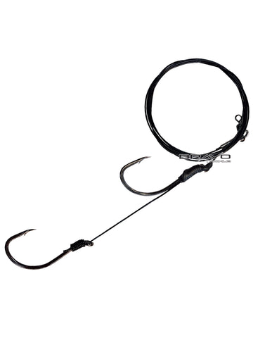 School Shark Wire Rig 2 Hook Snell