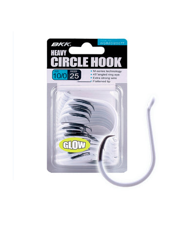 BKK Glow Heavy Circle Hooks 25pc