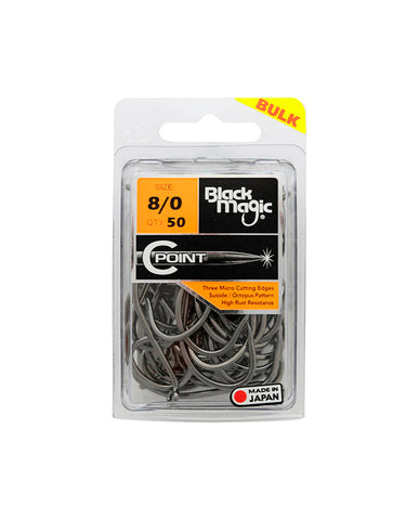 black magic fishing hooks Black Magic C-Point Fishing Hooks Charter Pack – Get Wet Outdoors