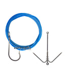 Wire Shark Trace 1000lb 7x7 Strand Single 14/0 J-Hook Drone Ready