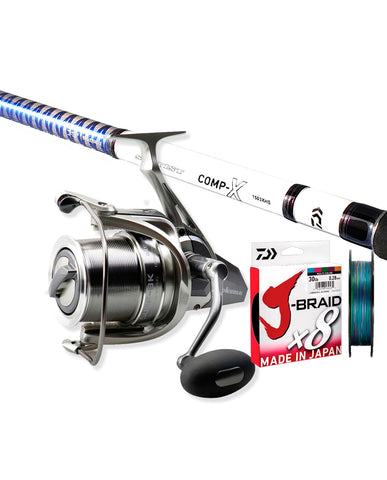 Daiwa Comp-X 15ft 8K Long Cast Surf Rod And Reel