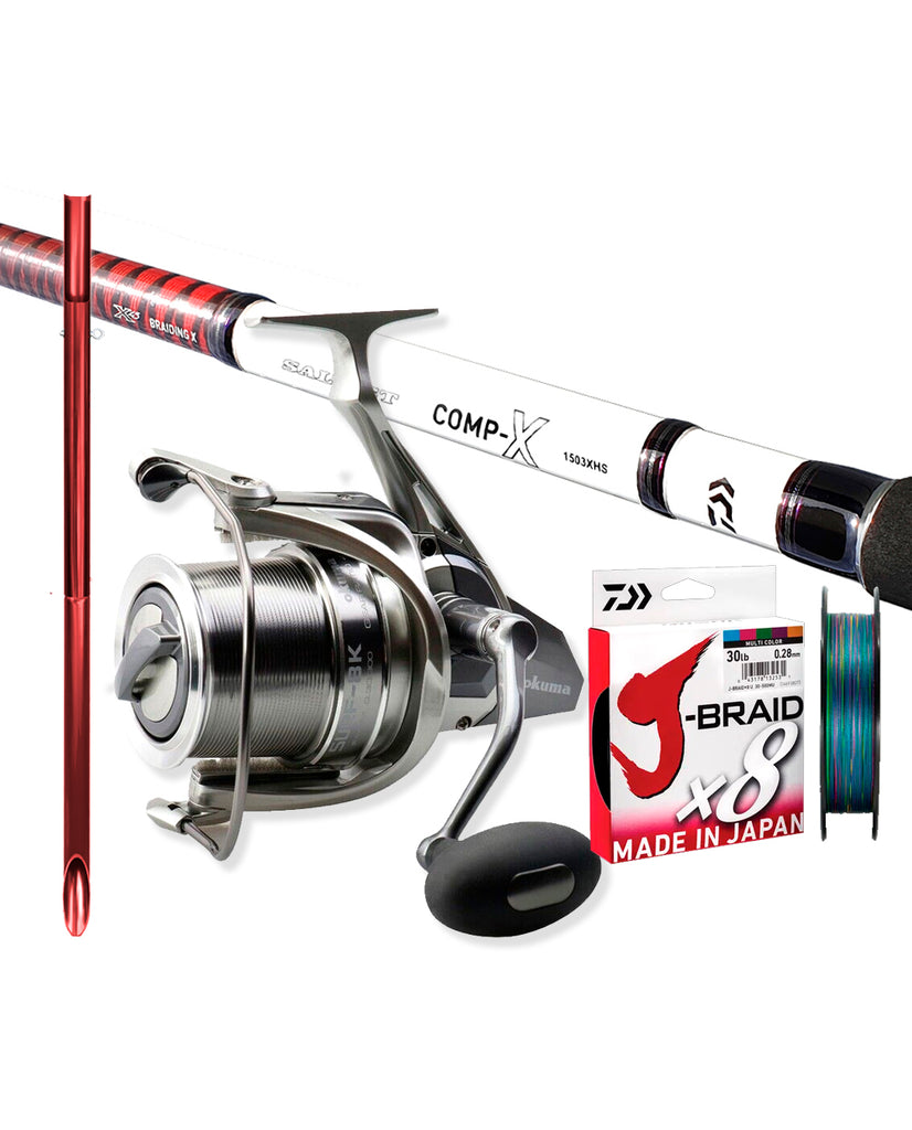 okuma 15 ft surf rod RSP-S-862M Rockaway SP The Rockaway HD Surf Rod boasts a minimal grip design with a textured shrink tube fore and rear grip Okuma Endurance 15ft 3pc 8-12kg
