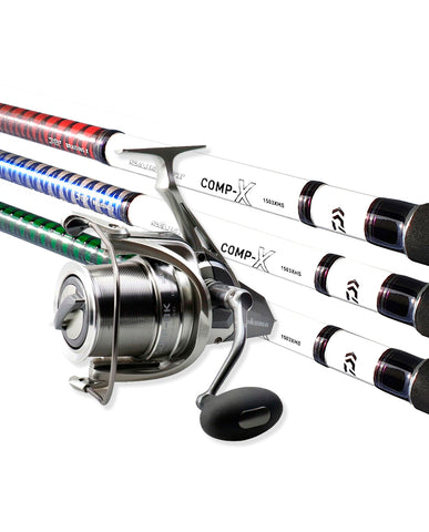 Daiwa Comp-X 15ft 8K Long Cast Surf Rod And Reel