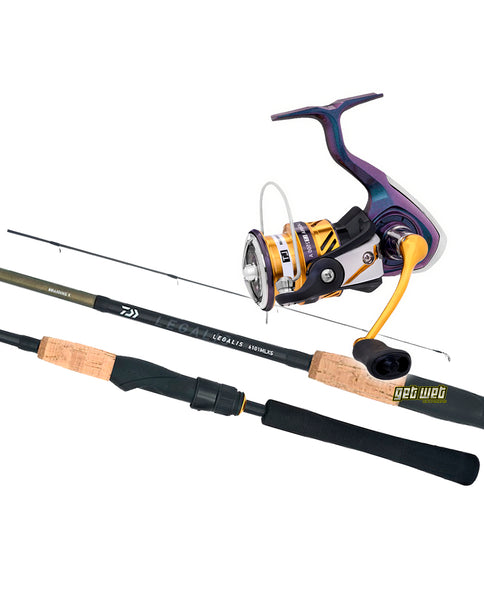 daiwa laguna spinning combo Daiwa Laguna And Legalis 7ft 2 Piece Spinning Combo's