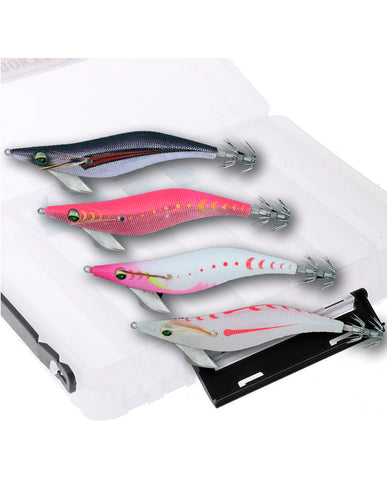 Daiwa Emeraldas Peak 3.5In Squid Jigs And Squid Jig Box