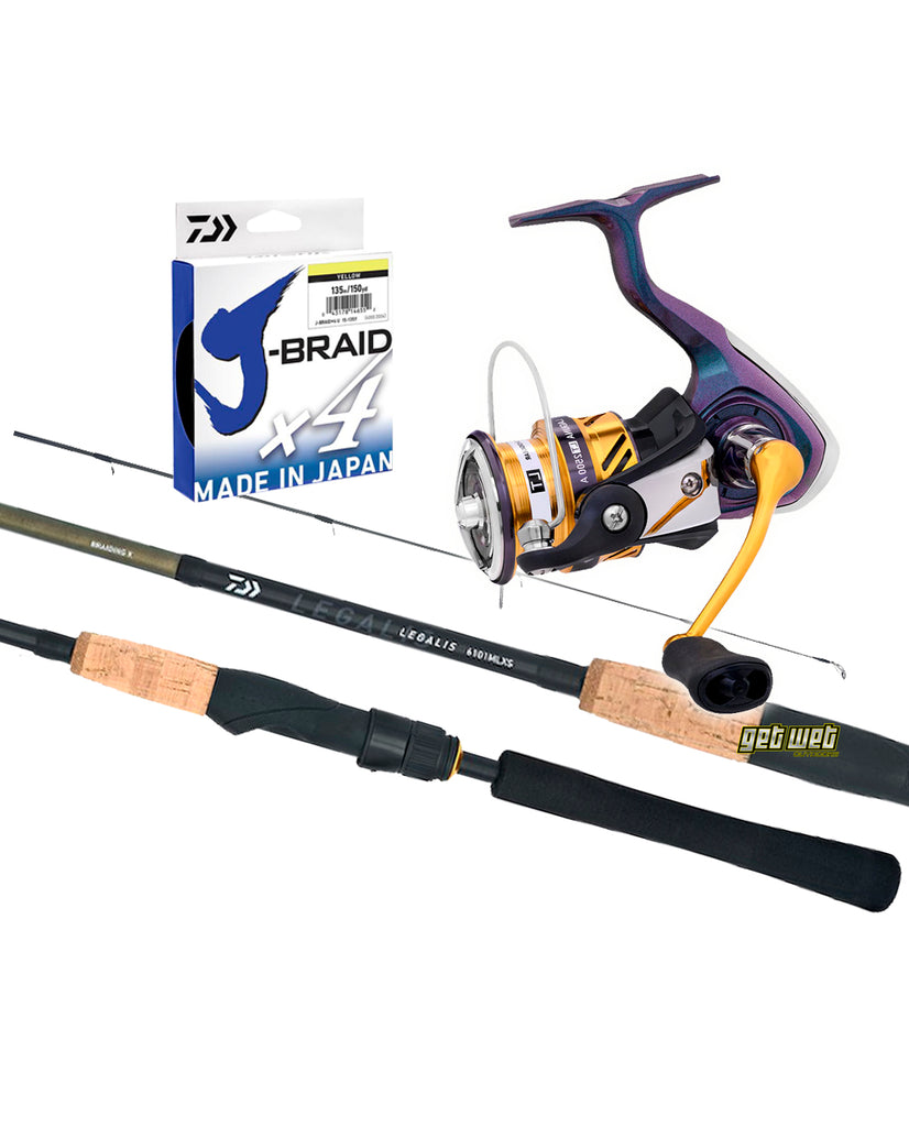 daiwa laguna xt spinning combo Daiwa Laguna And Legalis 7ft 2 Piece Spinning Combo's