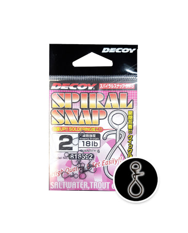 Decoy Spiral Snap Fishing Clips