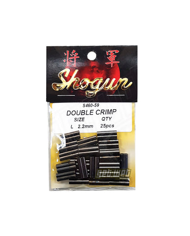 Shogun Double Brass Crimp 25 pack