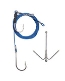 Wire Shark Trace 650lb 7x7 Strand Double Hook 10/0 J-Hook Drone Ready