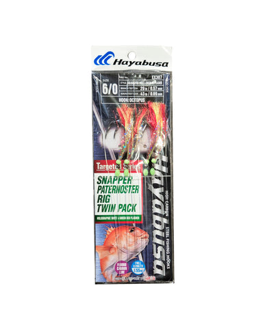 Hayabusa Flasher Paternoster Rigs 5/0 Twin Pack