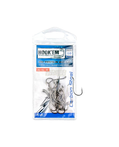 Octopus Beak Hook - Prepacked - 1/0 ~ 10/0