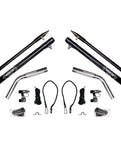 Hook'em Economy Black Fibreglass Outrigger Set