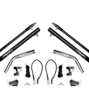 Hook'em Economy Black Fibreglass Outrigger Set