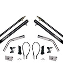 Hook'em Economy Black Fibreglass Outrigger Set