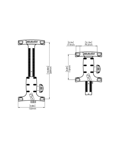 Railblaza ScreenGrabba R-Lock Tablet Holder – Get Wet Outdoors