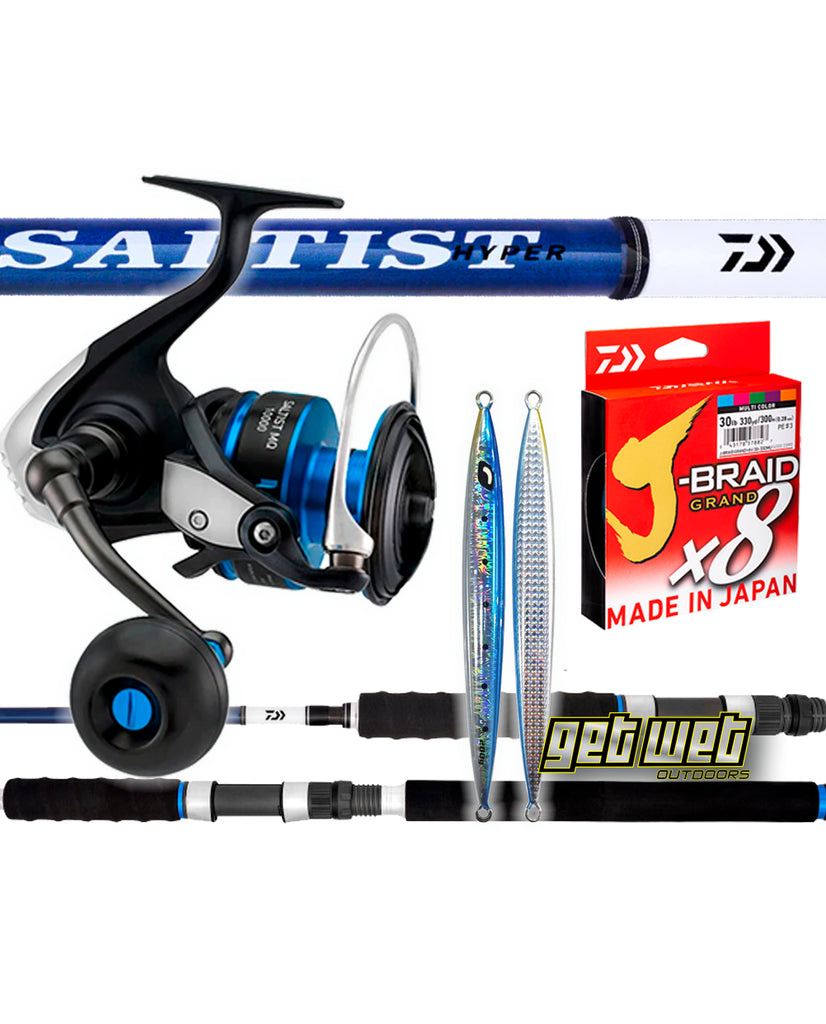 daiwa saltist 30 combo MQ Spinning Reel Daiwa have now added their Monocoque Body (MQ) for even more power and a more compact frame Daiwa Saltist Preview
