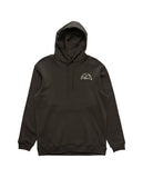 Salty Crew Hoodie - Stamped Midweight Fleece Hood - Vintage Black