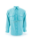 Samaki Vented Fishing Shirt in Mist.