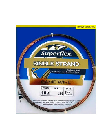 Superflex Game Fishing Wire Single Strand S/S 10m