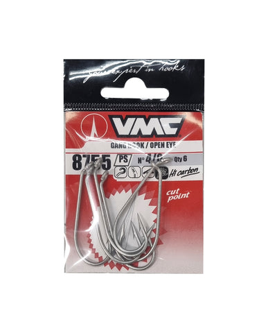 VMC Gang Hooks 8755 Open Eye Hooks Pre Pack