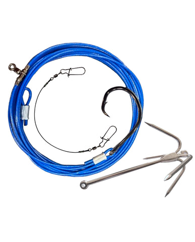 Wire Drone Shark Trace 650lb 20/0 Eagle Claw Circle Hook – Get Wet Outdoors