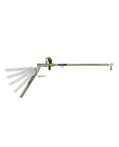 Adjustable Teaser Bar With Reel Seat