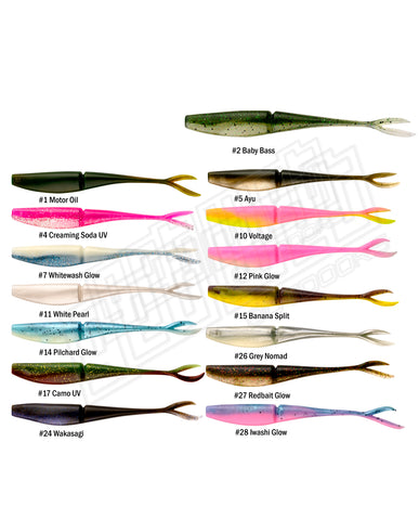 Daiwa Bait Junkie 5'' Jerkshad Soft Plastic Lures