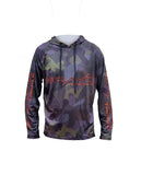 UPF50+ Long Sleeve Fishing Shirts With Hoods