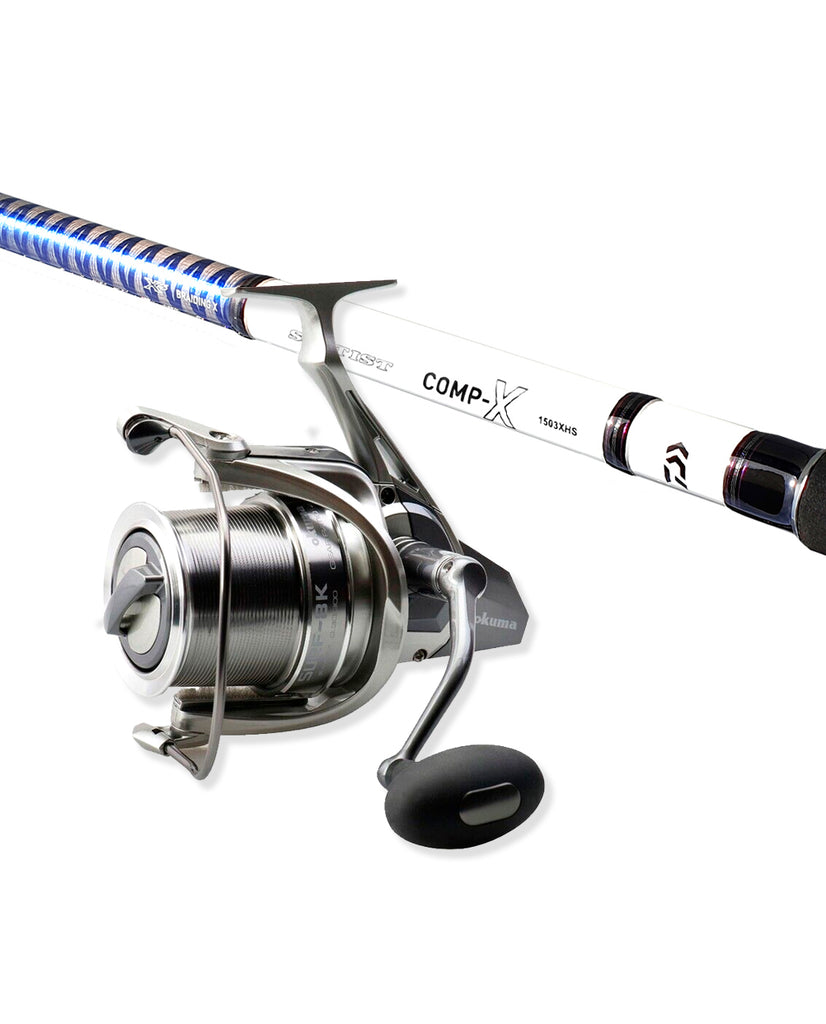 Daiwa Comp-X 15ft Okuma Long Cast Combo – Get Wet Outdoors