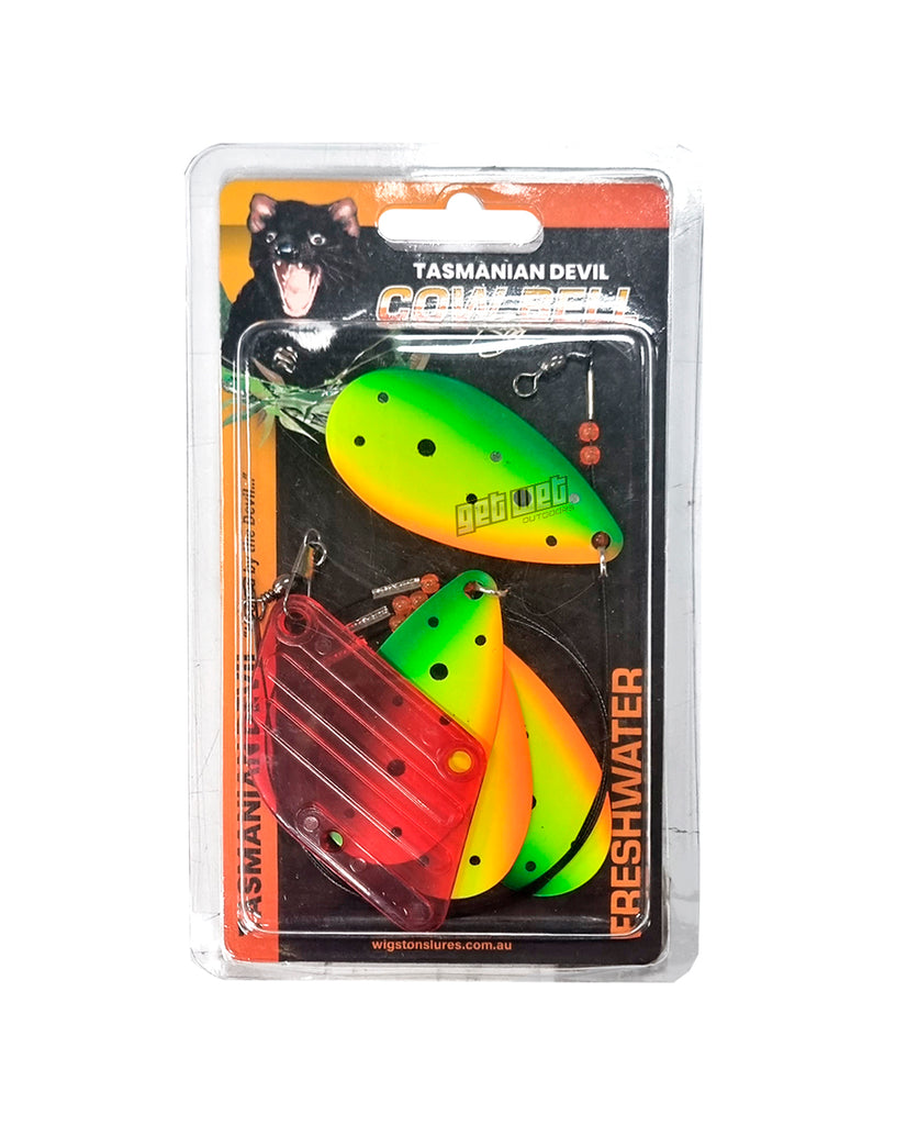 cow bells fishing lure Tassie Devil Cow Bells Trout Trolling Attractor