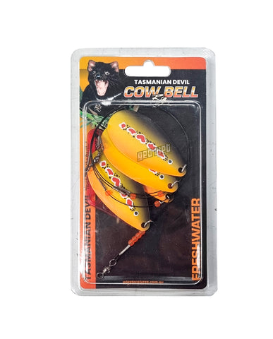 cow bells fishing lure Tassie Devil Cow Bells Trout Trolling Attractor
