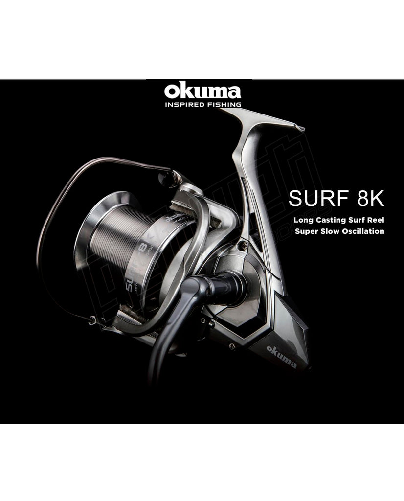 okuma 8k surf reel Okuma 8K Longcast Surf Fishing Reel – Get Wet Outdoors