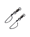 Dual Ball Bearing Tournament Snap Swivels Stainless Steel