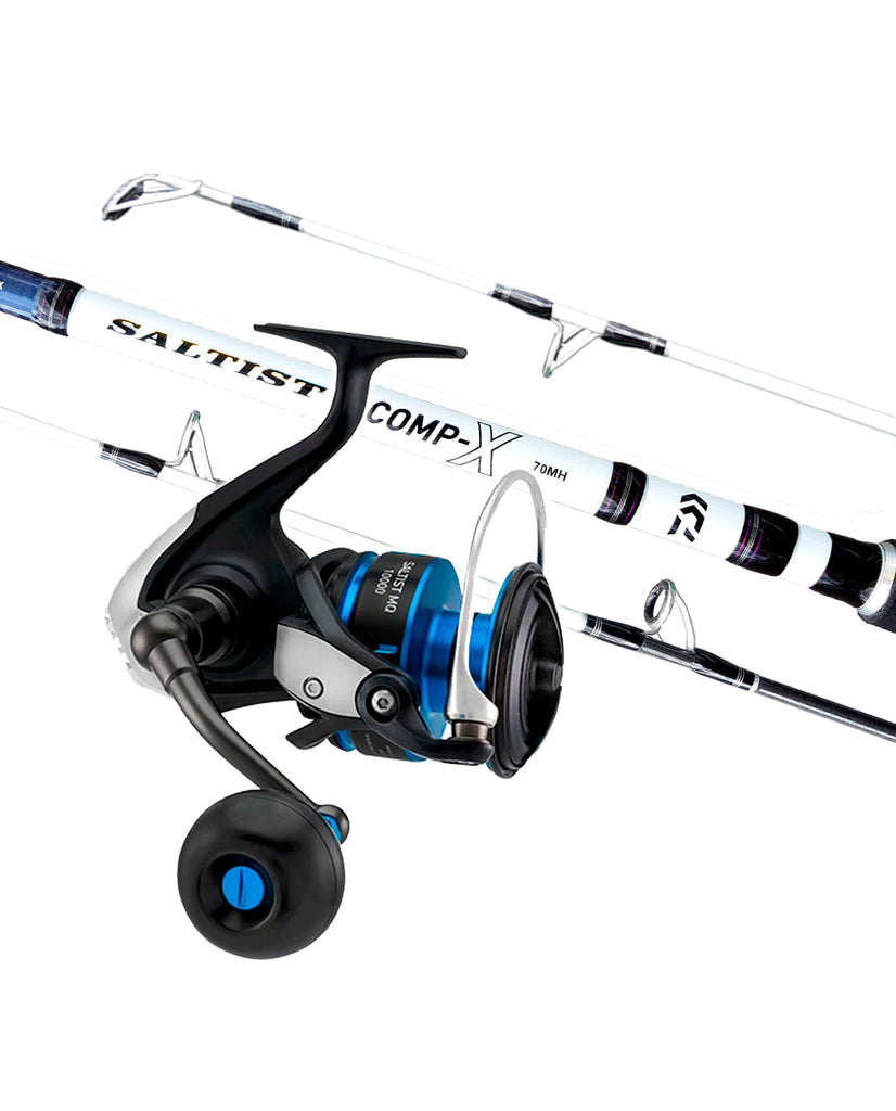 daiwa saltist 4500h combo Daiwa Saltist MQ 8000 Comp-X Boat Fishing Rod & Real Combo – Get Wet Outdoors