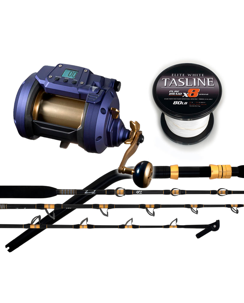 daiwa deep drop reel Daiwa 23 Seapower And Tanacom Z Electric Deep Drop Combo – Get Wet Outdoors