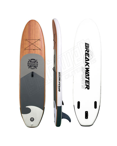 Wood Stand-Up Paddleboard.
